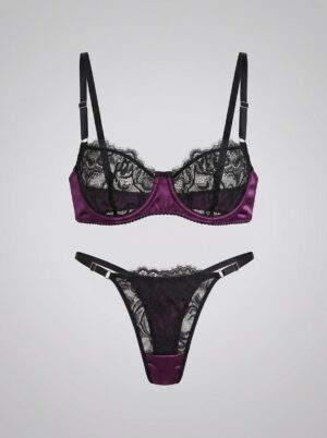 Pink Secret Midnight Satin Set